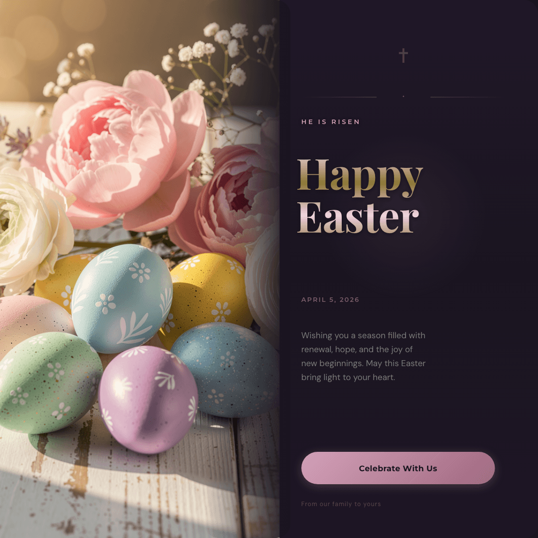 Easter celebration post